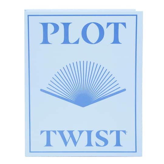 9" Blue Plot Twist Book Box